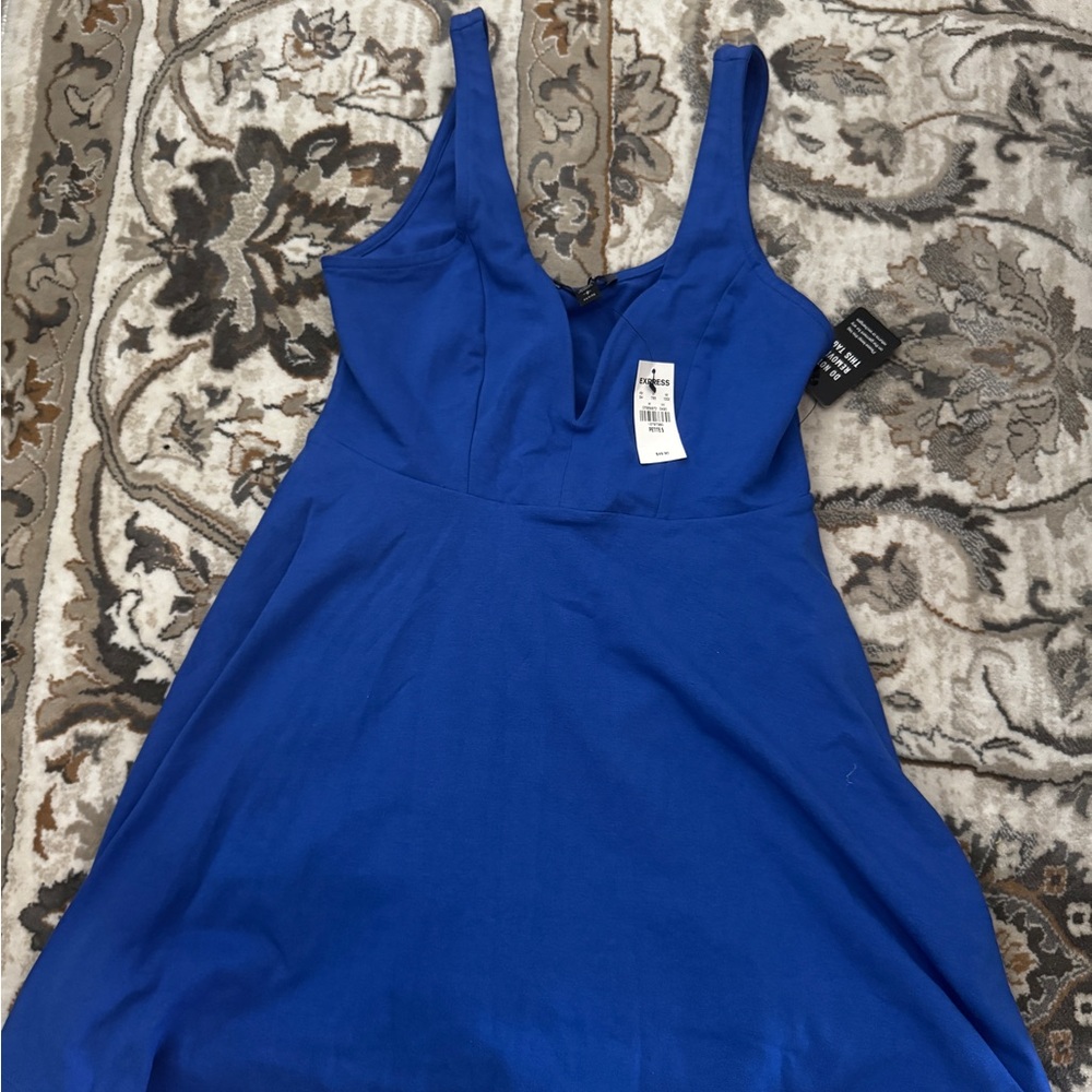 Express Royal Blue Dress